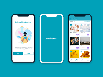 Muslimnesia UI blue design ecomerce elegant marketplace masjid mobile mosque muslim muslimnesia navy simple store ui uidaily uidesign uiux ux uxdesign