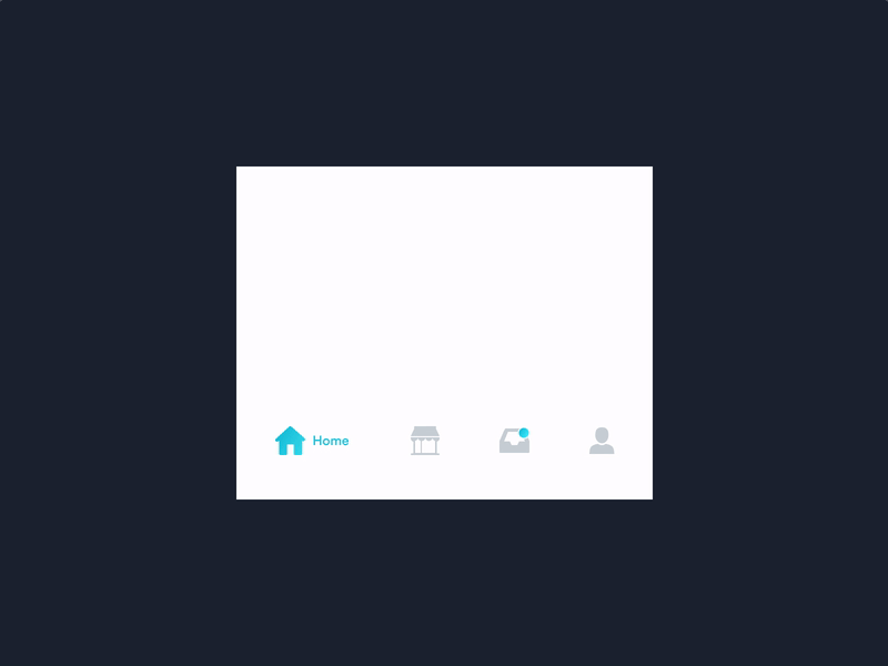 Microinteraction in navigation bar animation blue and white elegant interaction interaction design microinteraction motion navigation navigation bar ui ui ux ui ux design uxdesign uxdesigner