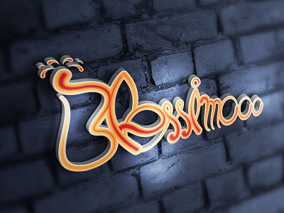 Blessimooo (sample work) branding illustration logo typography vector web