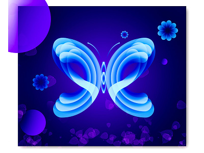 Dribbble Butterfly butterfly