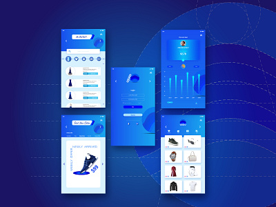 Apps for Online shop apps design branding design illustration logo online shopping