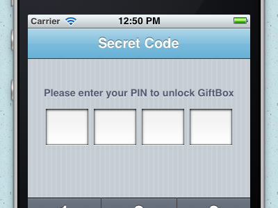 Secret Code giftbox ios
