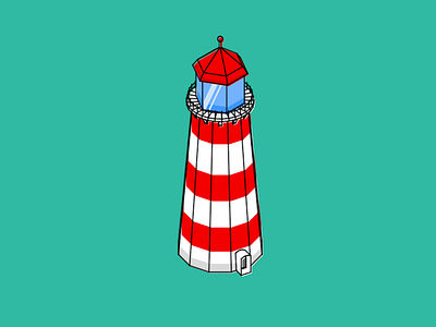 Lighthouse c4d cinema 4d lighthouse line art sketch and toon