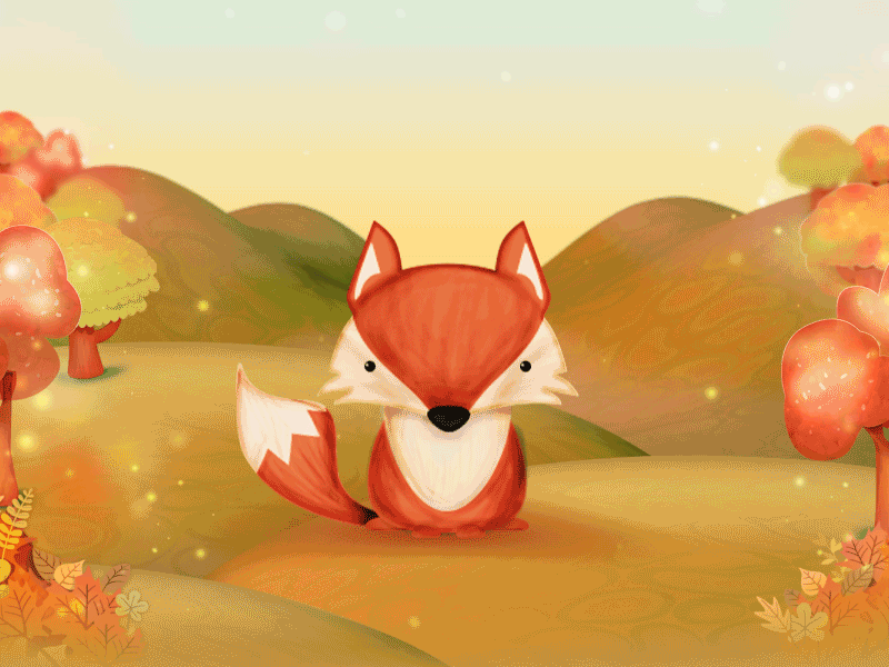 Autumn Fox after animal bbc cbeebies character effects fox gif