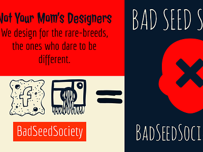 Bad Seed Society Promo badseed badseedsociety branding design digital art exileinblonde logo webdesign