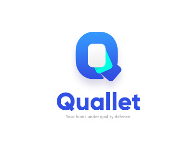 Quallet logo app bank cards crypto design funds logo money pay payment q wallet