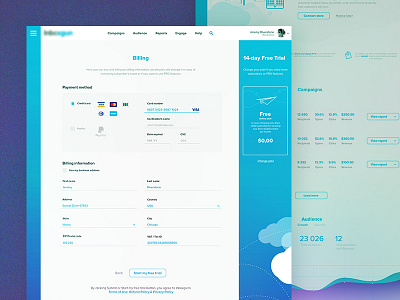 Billing in marketing platform