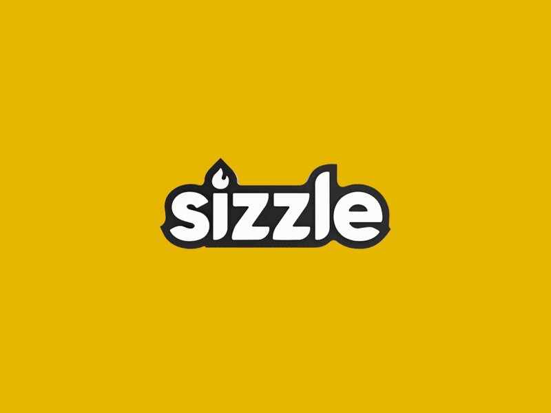Sizzle Logo aftereffects animation avacado ball blender blender3d blendercycles bottle branding chilli cycles design egg eyes lobster logo puff typogaphy ui witch