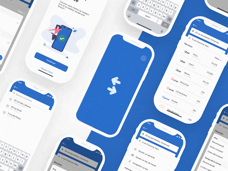 Treasy - transport app bike transport uber drive car navigo app navigo transport app mobile app design mobile app guideline apple app