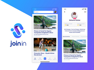 Join in activity android arabic design home ios meeting mobile profile reating ui user userexperiance ux