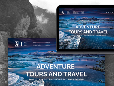 Adventure journey site travel trip ui ux voyage website