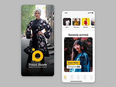 Point Store android brand ecomerce flinto illustration illustrator invision ios iphonex logo mobile photoshop shop skech ux ux ui design