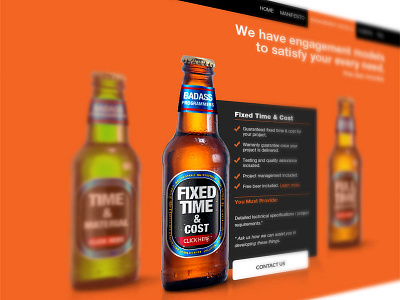 Beer engagement models for badassprogrammers.com