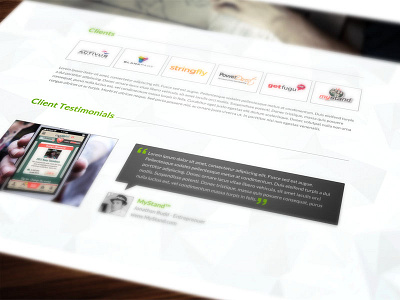 client testimonials clean client client testimonials minimal minimalistic parallax testimonial web