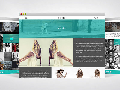 Fashion ecommerce Website ecommerce fashion minimalistic modern ui ux