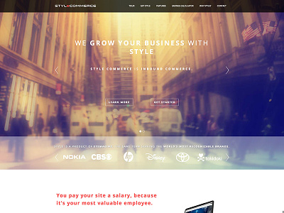 Web Home Page ecommerce landing landing page modern psd ui ux