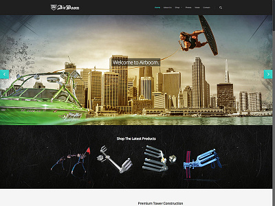 Airboom Website Design