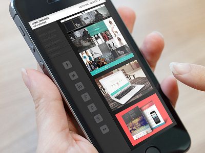 Mobile Portfolio FREE PSD FREEBIE