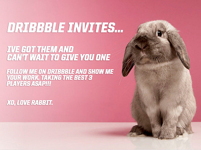 Dribbble Invites Giveaway Invitations