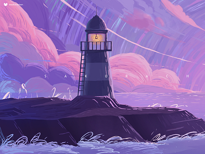 Lighthouse 【procreate】