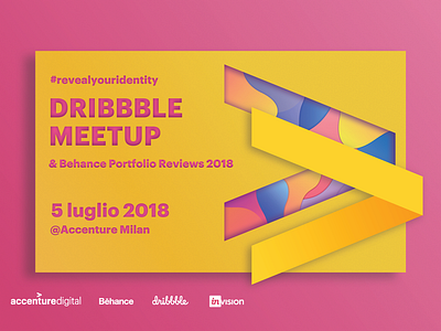 Accenture Dribble Meetup poster