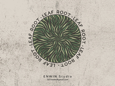 Leaf Root cultural design illustration leaf root logo merchandise