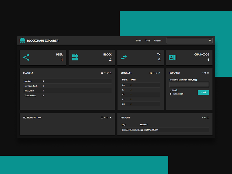 Block Array - Block Explorer Dashboard by Rhino Design on Dribbble