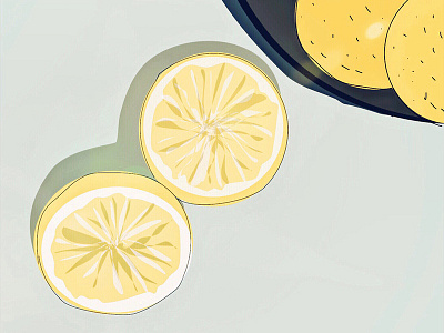Lemons design illustration lemons