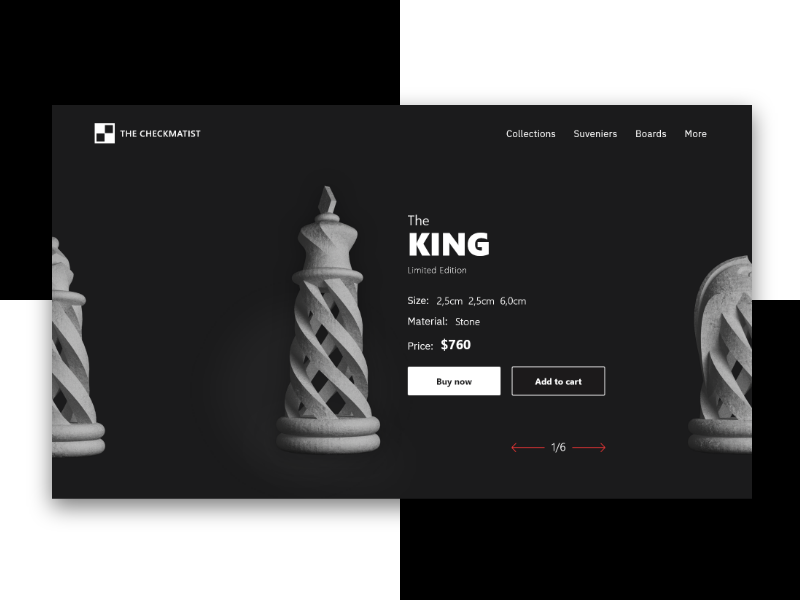 The Checkmatist - Chess E-Commerce UX\UI by Mark Hanhalo on Dribbble