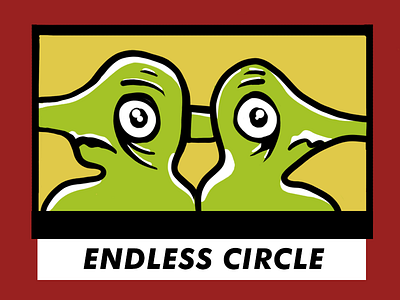 Endless Circle character illustration phsyco twins