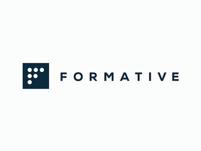 Persuaid_X_Formative blue brand design dots f form graphic illustrator letter logo logotype persuaid round speech square type typography vector