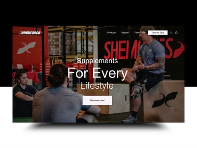 Xendurance - Design and Develop a Shopify Website clean design ecommerce fitness gym health minimal shopify sport ui website design women workout