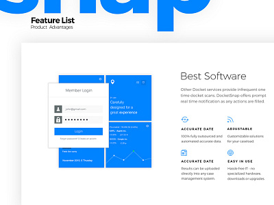 App Landing Page app landing page design software ui website