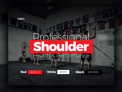 Crossover Symmetry fitness gym health minimal ui website design workout