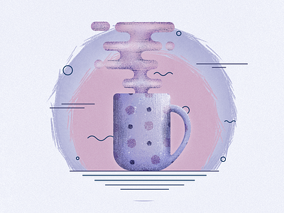 Cute cup illustration