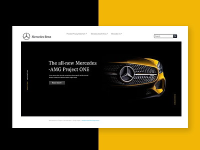 Benz Landing Page