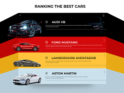 #019 aston audi daily 100 daily 100 challenge daily challange dailyui design ford ford mustang landing page mazda ui ui ux ux