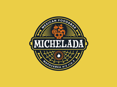 Michelada logo design illustration logo