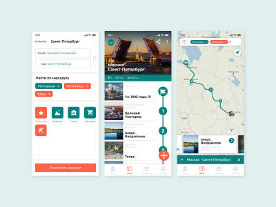 road trip planner app 01 application planner road trip ui ux