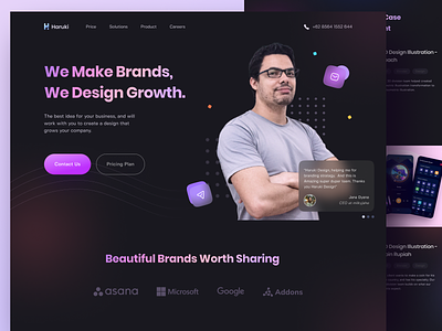 Haruki Creative Agency - Landing Page