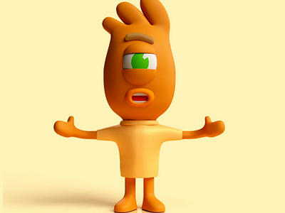 Charlie.3D 3d art characters cool fun funky ilustration