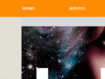 Preview.2 blog design fun grey movies orange webdesign