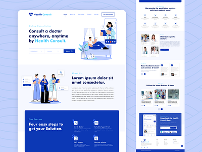 Online Doctor Consultation Landing Page