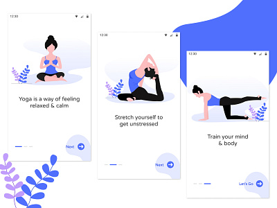 Onboarding Screen for Yoga & Meditation App