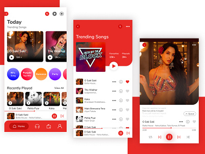 Gaana Mobile App Redesign