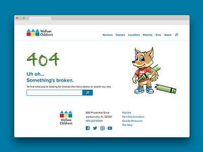 404 Page Not Found | Design and Development 404 blue broken crayon error page not found responsive design