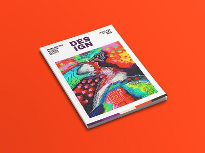 Magazine cover design concept