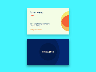 Generic business card design branding businesscard design graphicdesign illustration layoutdesign minimal print design typography