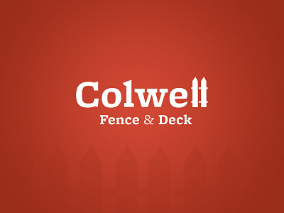 Logo - Colwell Fence & Deck branding colorful contractor deck design fence flat icon illustration lettering logo logo design logotype type typography vector website