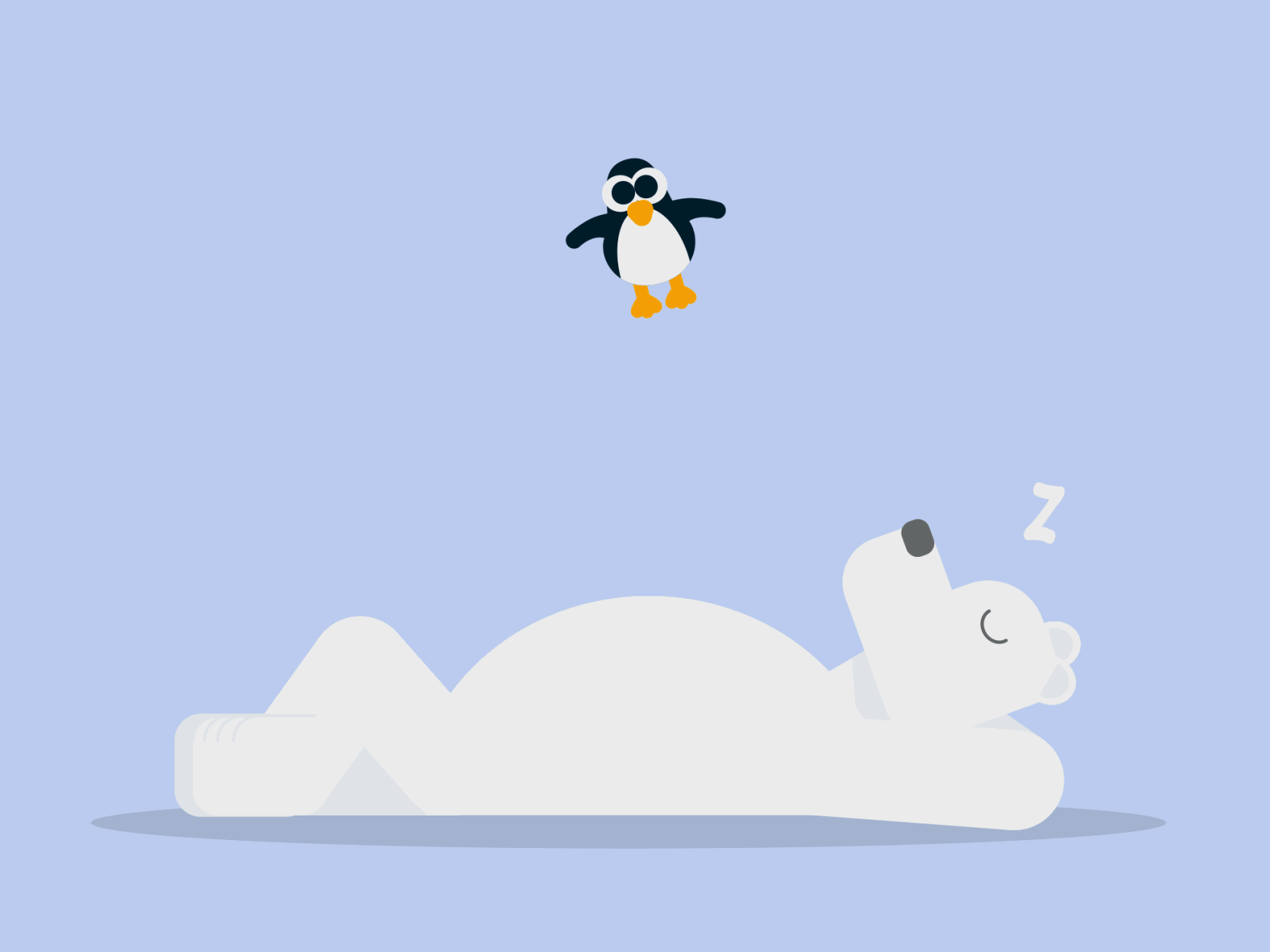 Leap Day 2020 after effects motion penguin animation leap